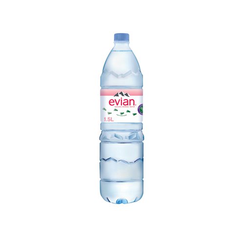 Evian Still Natural Spring Water [PET] Bottle 1.5L (Pack of 8)