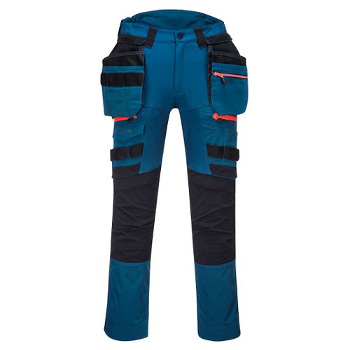 Portwest DX4 Detachable Holster Pocket Trousers 28 Metro Bl