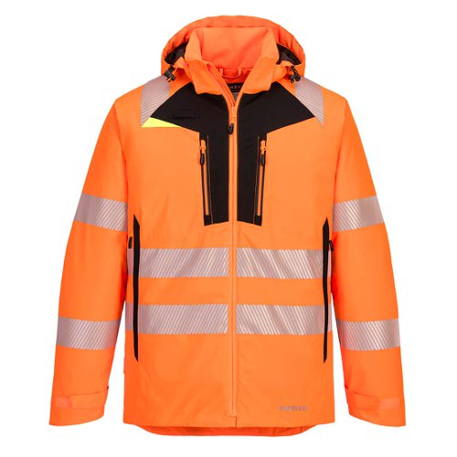 Portwest DX4 Hi Vis Winter Jacket L Orange/Blk