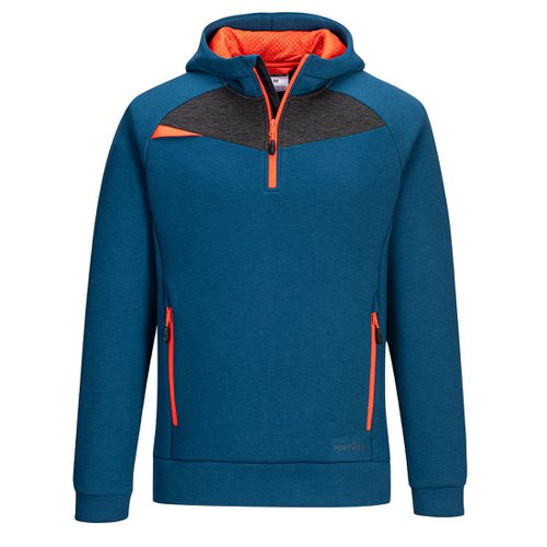 Portwest DX4 Quarter Zip Hoodie L Metro Bl