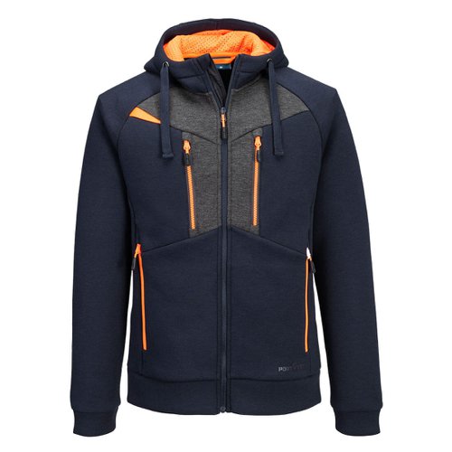 Portwest DX4 Zipped Hoodie M Dark Navy