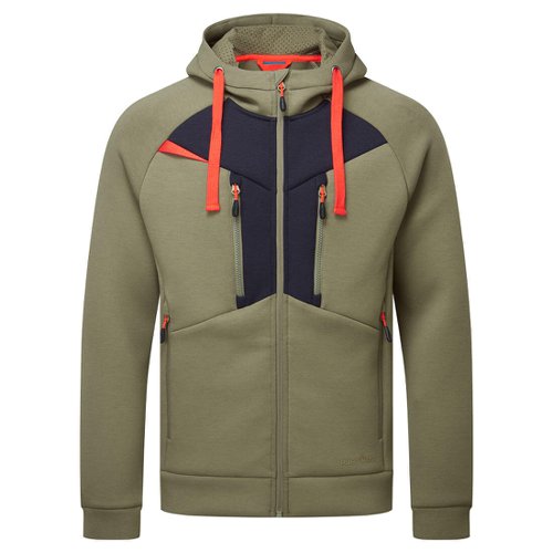 Portwest DX4 Zipped Hoodie L Moss Green