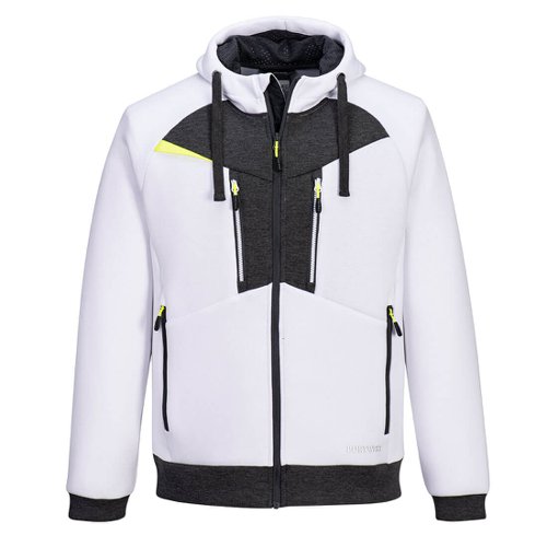 Portwest DX4 Zipped Hoodie L White