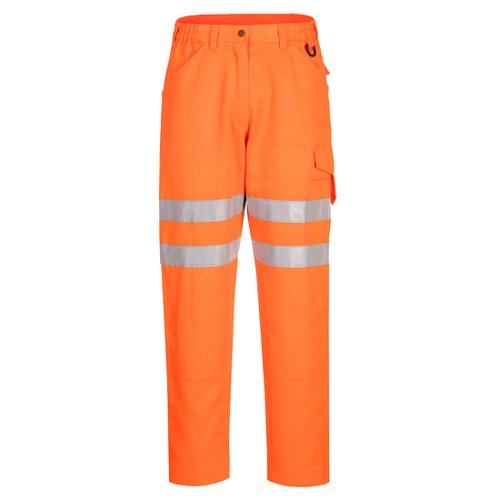 Portwest Eco Hi Vis Work Trousers 46 Orange