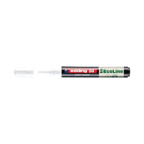 Edding E-50 Water-Based Paint Marker Medium White (Pack of 10) 4-50-049/10