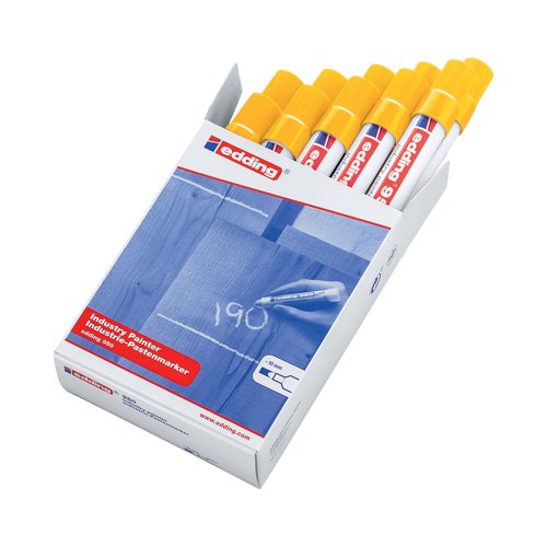 Edding 950 Industry Painter Medium Yellow (Pack of 10) 950-005 | Edding