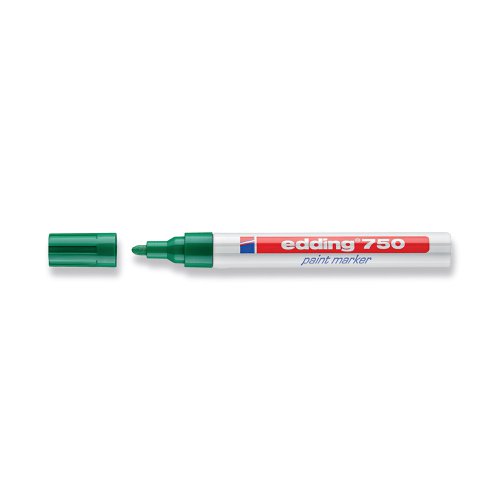 Edding 750 Bullet Tip Paint Marker Medium Green (Pack of 10) 750-004