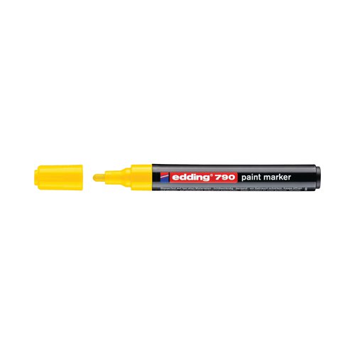 Edding 790 Paint Marker Folding Box (Pack of 10) Yellow 4-790005 | Edding