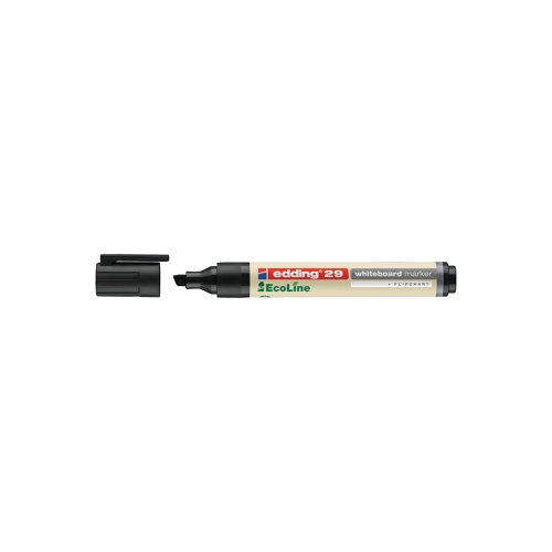 Edding 29 Ecoline Whiteboard Marker Black (Pack of 10) 4-29001 | Edding