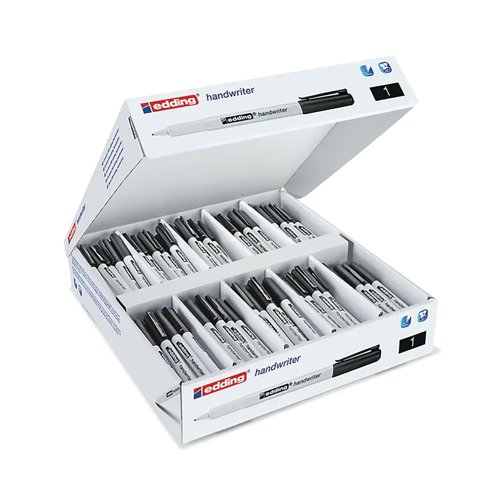 Edding Handwriter Pen Classpack Black Pack of 200 4-51914