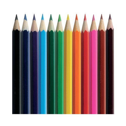 Classmaster Colouring Pencils Assorted (Pack of 12) CPW12