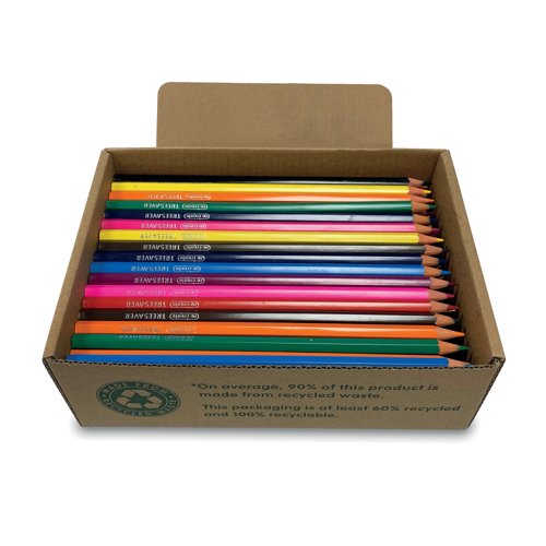 ReCreate Treesaver Recycled Colouring Pencils (Pack of 144) TREE144COL