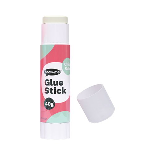 Show-me Glue Stick 40g x100 +4 FOC Jumbo Glue Pack of 104 G40100J4