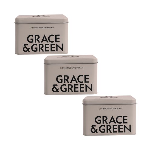Grace and Green Durable Display Tin Stone (Pack of 3) GGTINCLAYCASE