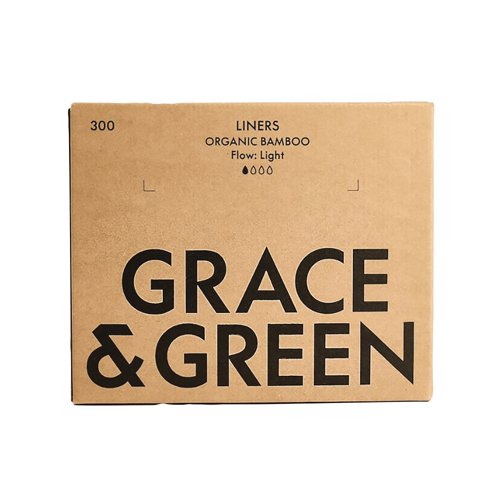 Grace and Green Organic Bamboo Liner Pack of 300 EUBAMLIN_BULK_15