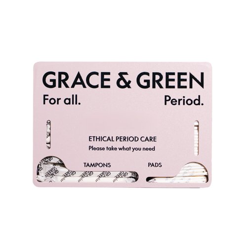 Grace and Green Compact Pad and Tampon Dispenser Clay GG_PPD_DUAL