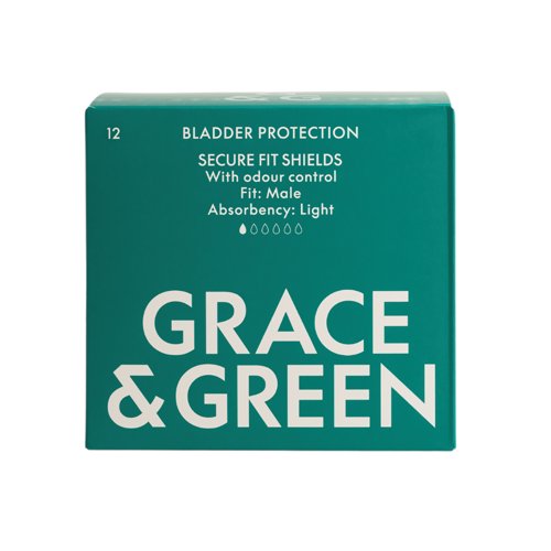 Grace and Green Bladder Shield Light Pack of 12 GG_BLAD_M_LIGH23