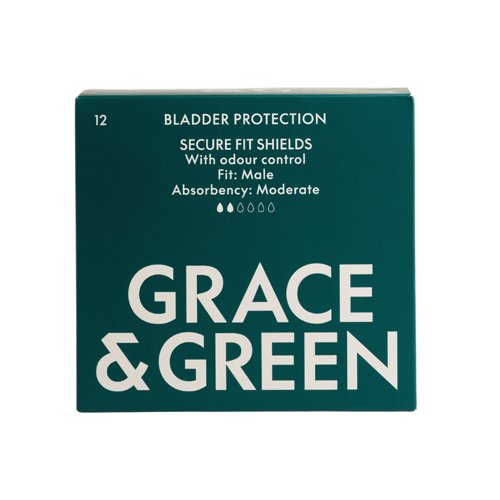 Grace and Green Bladder Support Shields M Pack of 12 GG_BLAD_M_MOD24