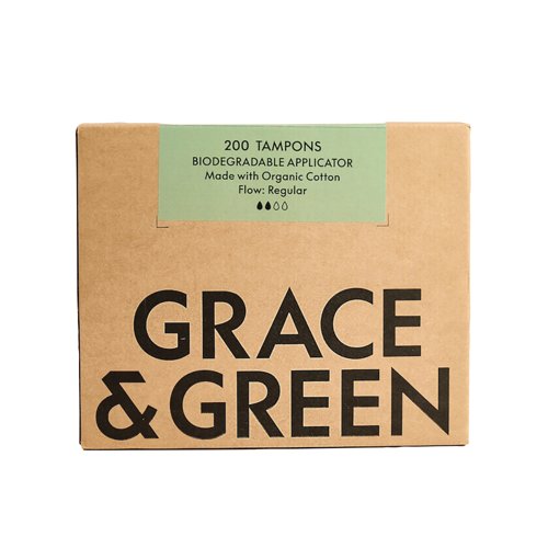 Grace and Green Organic App Tampon Regular Pack of 200 EU_ATR_BULK_007