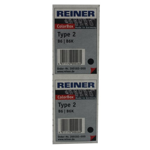 COLOP Reiner B6K Replacement Ink Pad Black (Pack of 2) RB6KINK | Colop