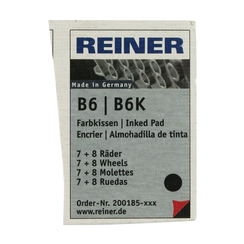 COLOP Reiner B6/8K Replacement Ink Pad Black (Pack of 2) RB8KINK | Colop