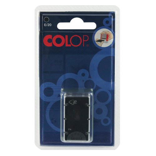 COLOP E/20 Replacement Ink Pad Black (Pack of 2) E20BK | Colop