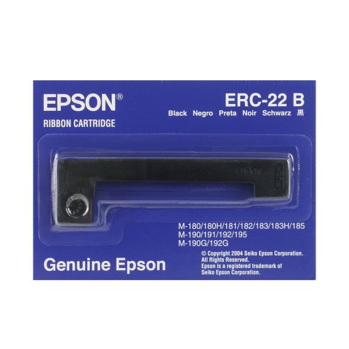 Epson ERC22B Ribbon Cartridge Black C43S015358