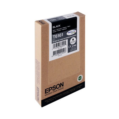 Epson T6161 DURABrite Ultra Ink Cartridge Black C13T616100