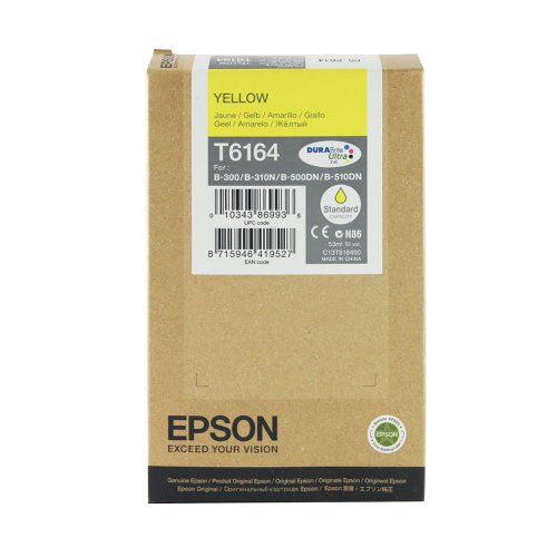 Epson T6164 DURABrite Ultra Ink Cartridge Yellow C13T616400