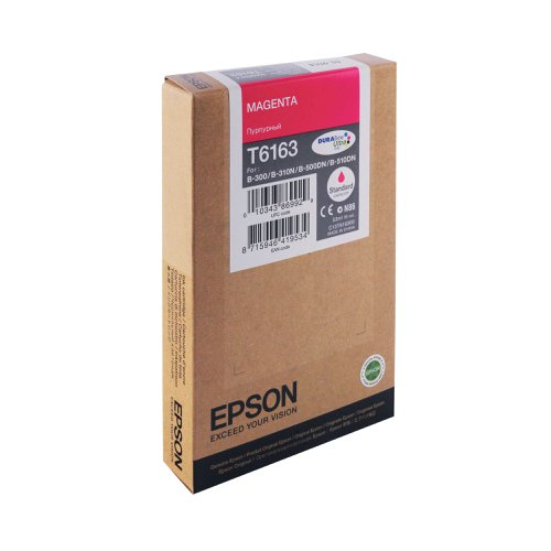 Epson T6163 DURABrite Ultra Ink Cartridge Magenta C13T616300