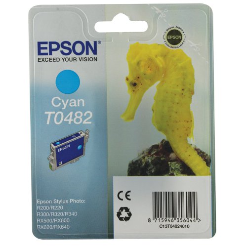 Epson T0482 Seahorse Ink Cartridge Cyan C13T04824010