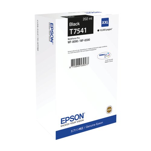 Epson T7541 Ink Cartridge DURABrite Pro XXL Black C13T754140