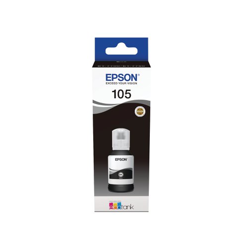 Epson 105 Ink Bottle Ecotank Pigment Black C13T00Q140