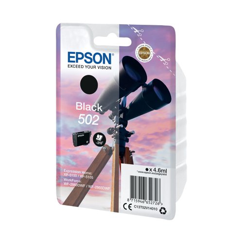 Epson 502 Ink Cartridge Binoculars Black C13T02V14010