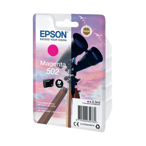 Epson 502 Ink Cartridge Binoculars Magenta C13T02V34010