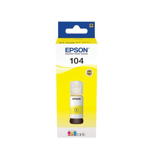 Epson 104 EcoTank Ink Bottle Yellow C13T00P440