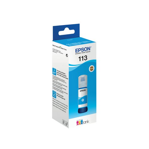 Epson 113 EcoTank Ink Bottle Pigment Cyan C13T06B240