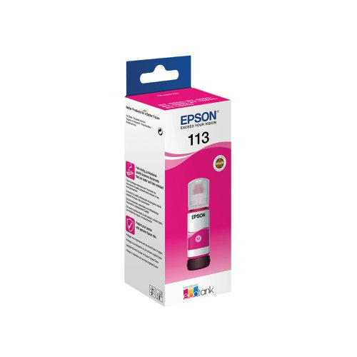 Epson 113 EcoTank Ink Bottle Magenta C13T06B340