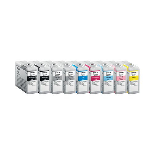 Epson T8505 Ink Cartridge Light Cyan C13T850500