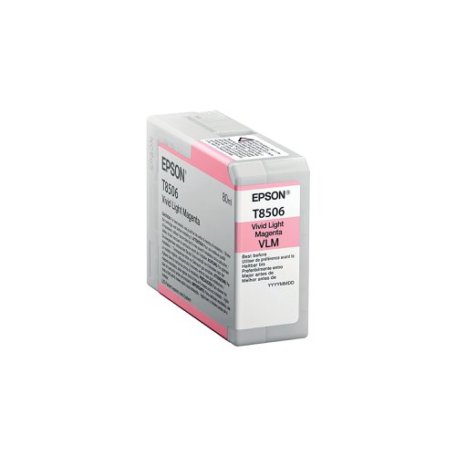 Epson T8506 Ink Cartridge 80ml Vivid Light Magenta C13T850600