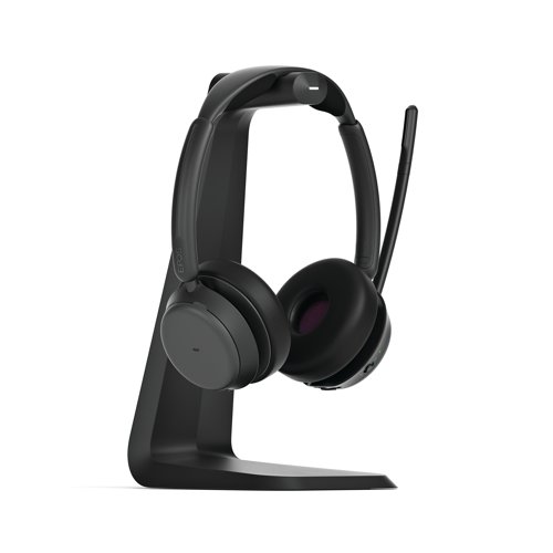 EPOS Impact 1061T Wireless Binaural On Ear Headset Bluetooth with Charging Stand 1001173