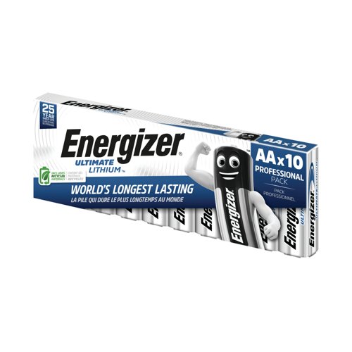 Energizer Ultimate Lithium AA Batteries (Pack of 10) 634352
