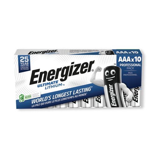 Energizer Ultimate AAA Lithium Batteries (Pack of 10) 634353