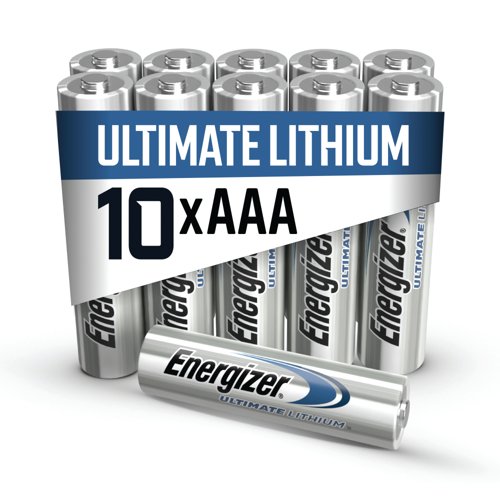 Energizer Ultimate AAA Lithium Batteries (Pack of 10) 634353