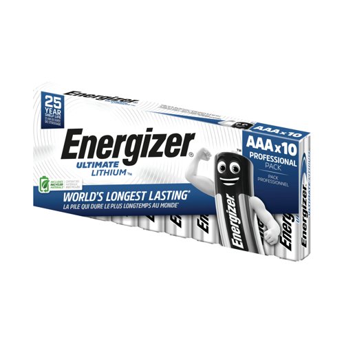Energizer Ultimate AAA Lithium Batteries (Pack of 10) 634353