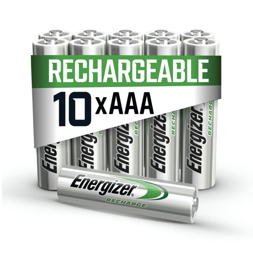 Energizer Rechargeable Batteries AAA 700Mah (Pack of 10) E300626400