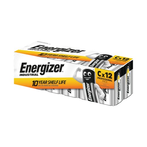 Energizer C Industrial Batteries (Pack of 12) 636107