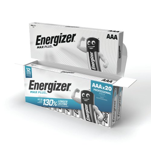 Energizer Max Plus AAA Batteries (Pack of 20) E301322900