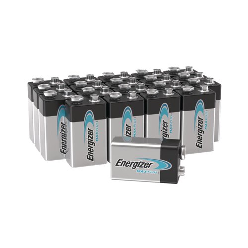 Energizer Max Plus 9V Alkaline Battery (Pack of 20) 423204