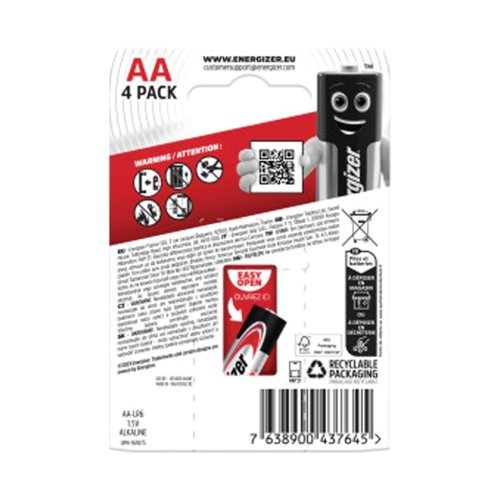 Energizer Max AA Battery (Pack of 4 ) E303323700